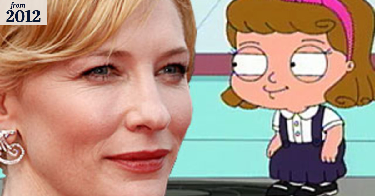 Blanchett voices character on Family Guy